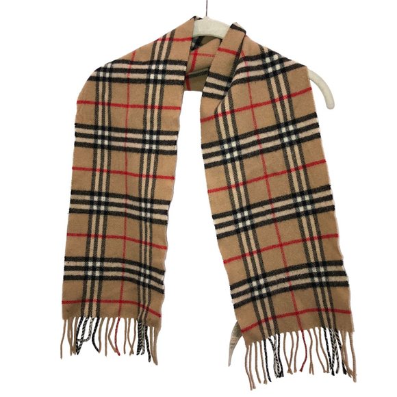 Burberry London Nova Plaid Check wool Classic Scarf - Picture 1 of 5